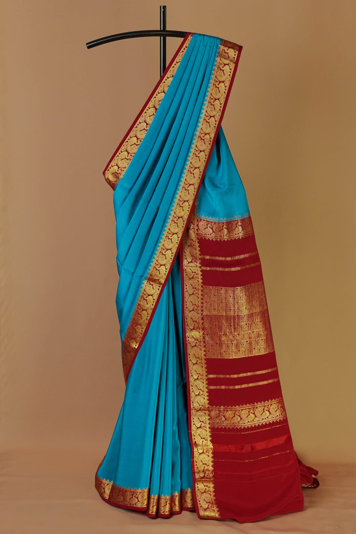 PURE MYSORE CREPE SILK SAREES