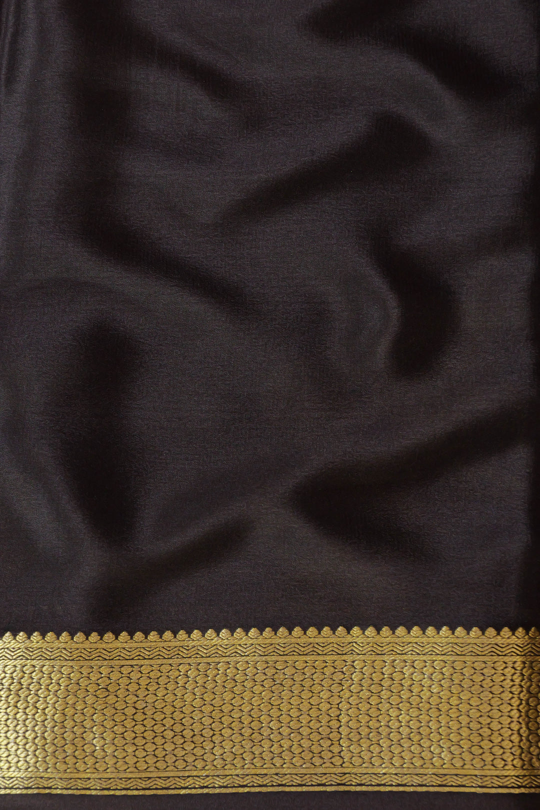 BLACK PURE MYSORE SILK SAREES