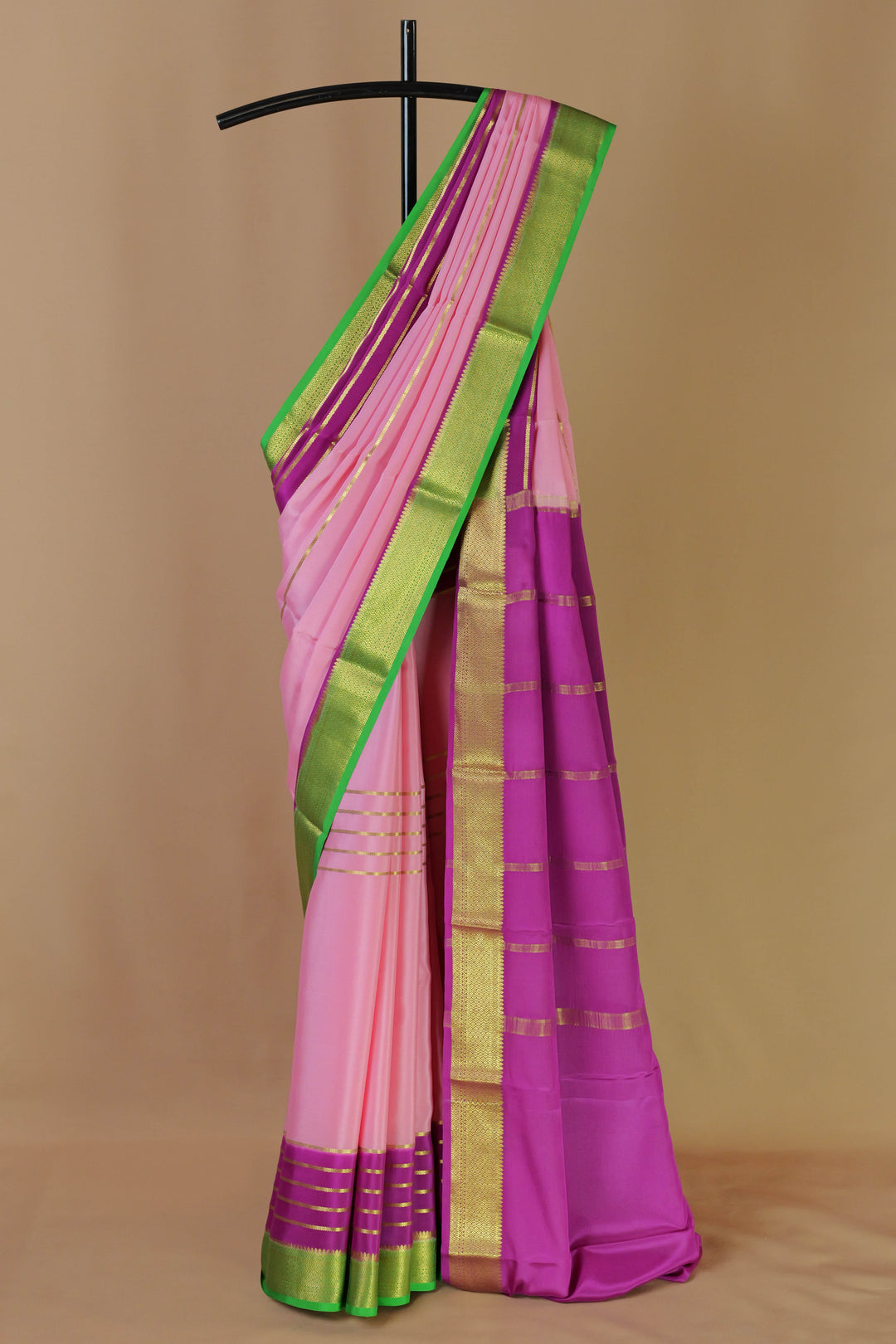 PINK PURE MYSORE SILK SAREES