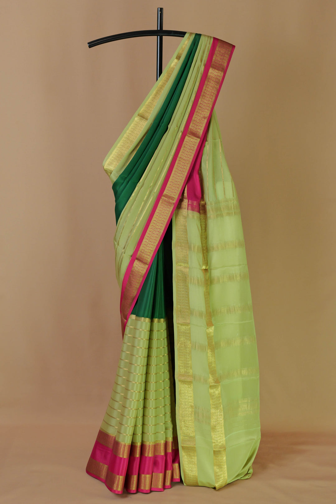 PINK PURE MYSORE SILK SAREES