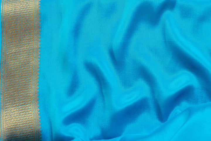 SKY BLUE PURE MYSORE SILK SAREES