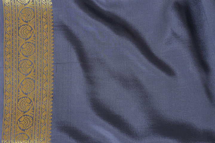 GREY PURE MYSORE SILK SAREES