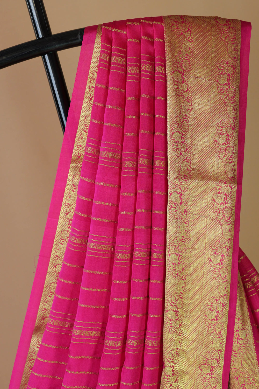 BABY PINK PURE MYSORE SILK SAREES