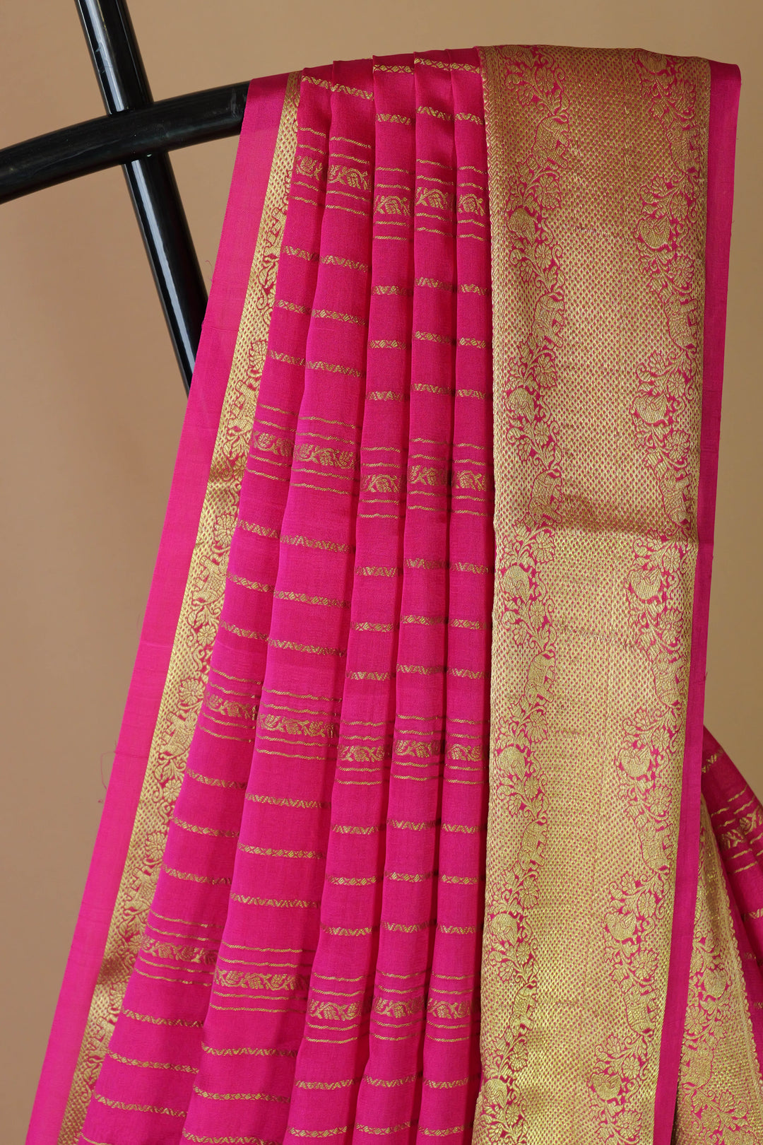 BABY PINK PURE MYSORE SILK SAREES