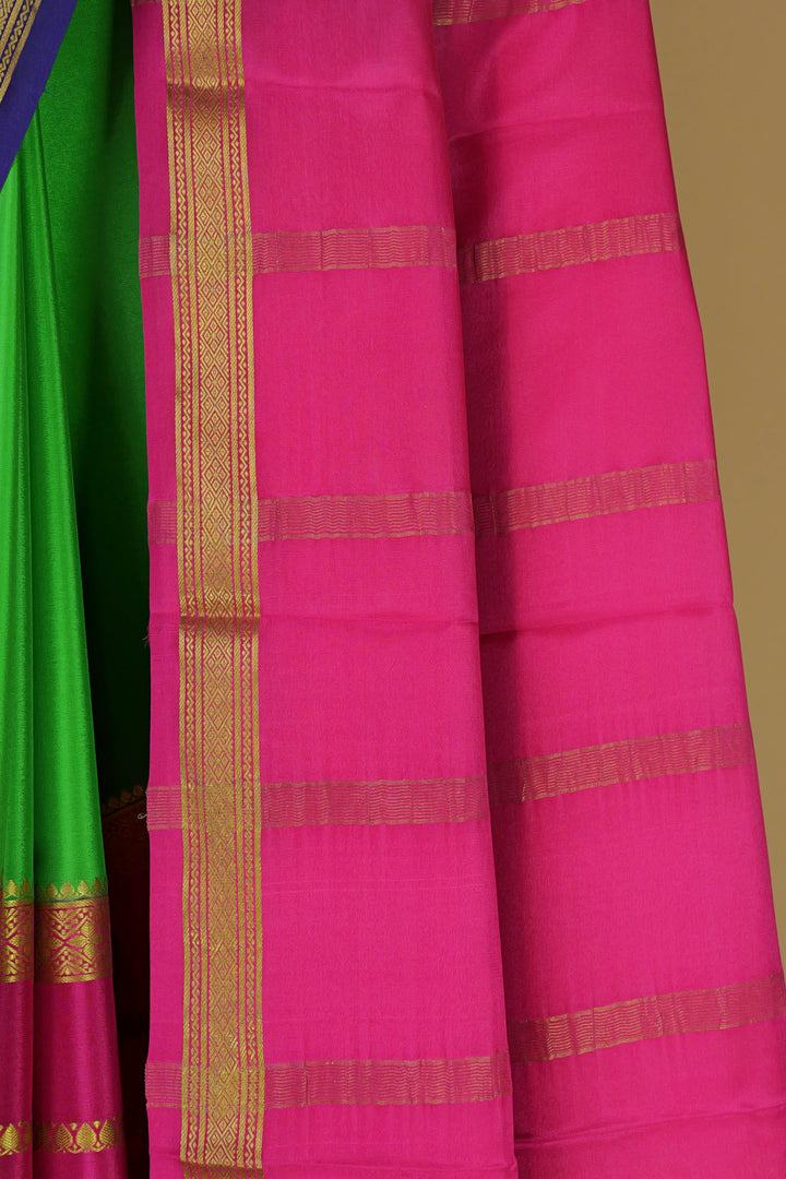 PINK PURE MYSORE SILK SAREES