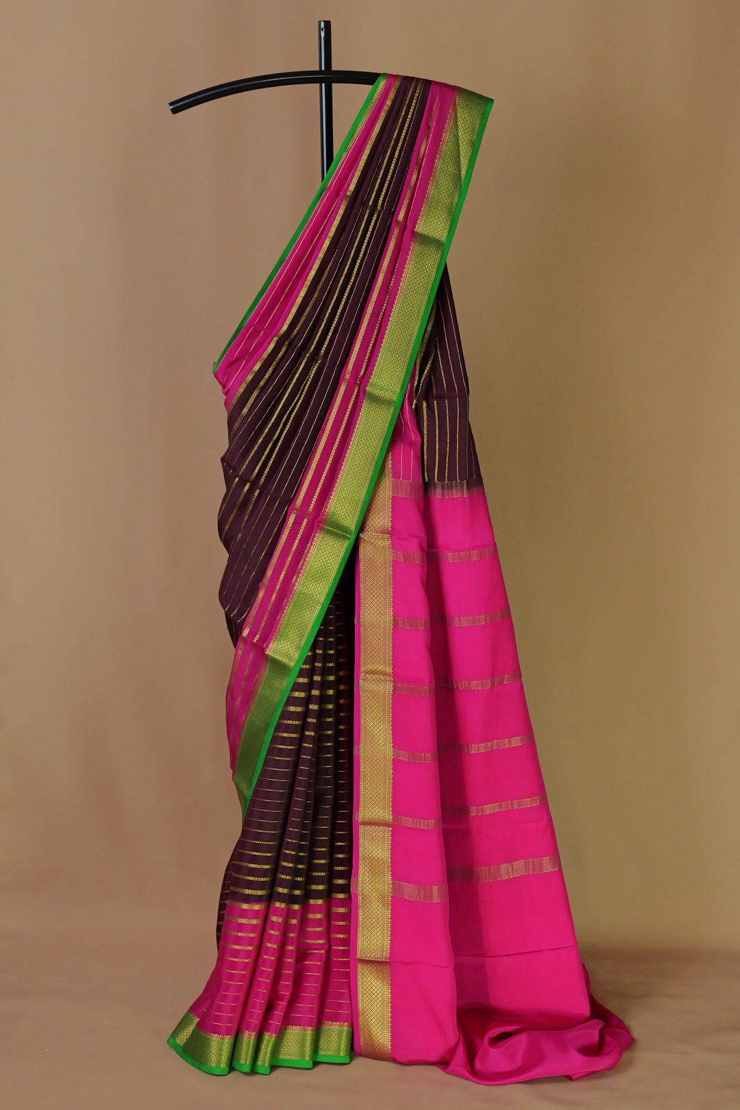 PINK PURE MYSORE SILK SAREES