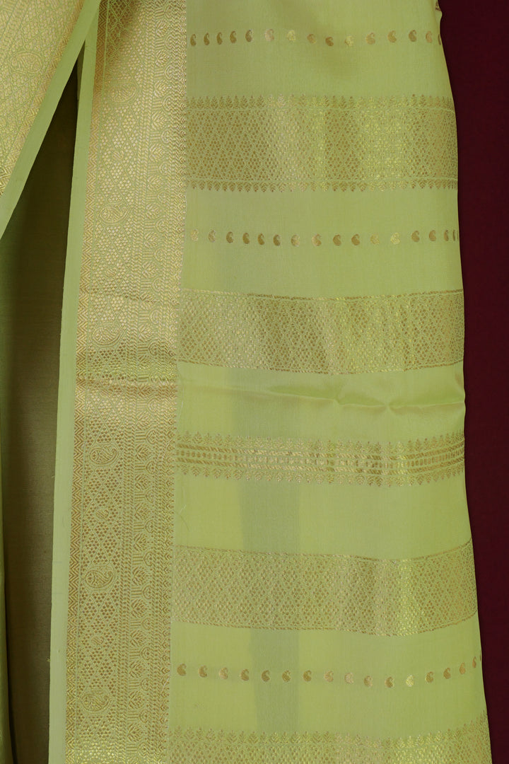 PURE MYSORE SILK SAREE WITH GOLD LACE ZARI