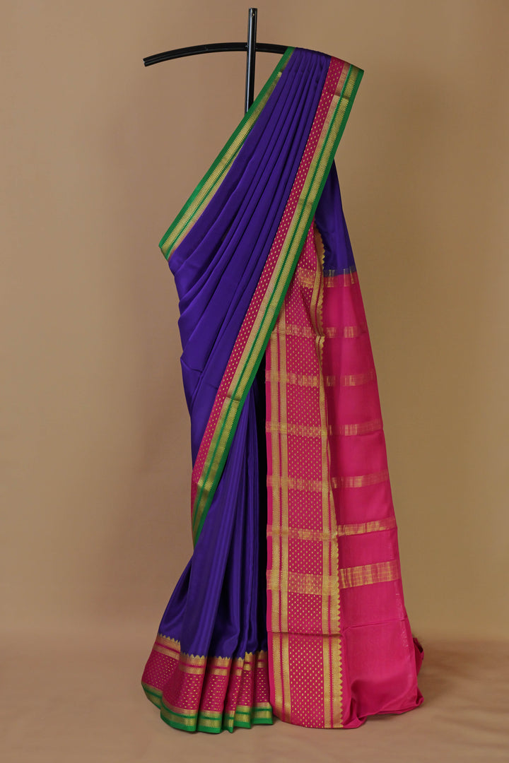 LAVENDER PURE MYSORE SILK SAREES