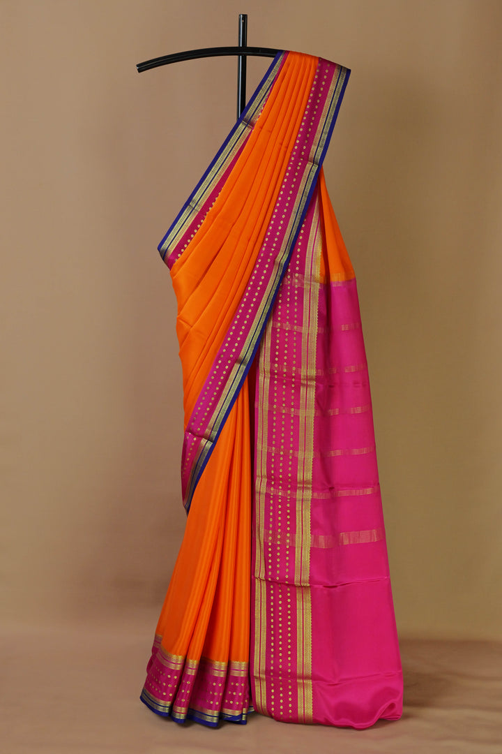 PINK PURE MYSORE SILK SAREES