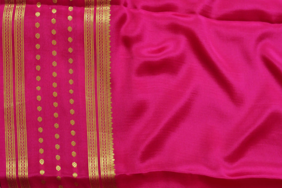 PINK PURE MYSORE SILK SAREES