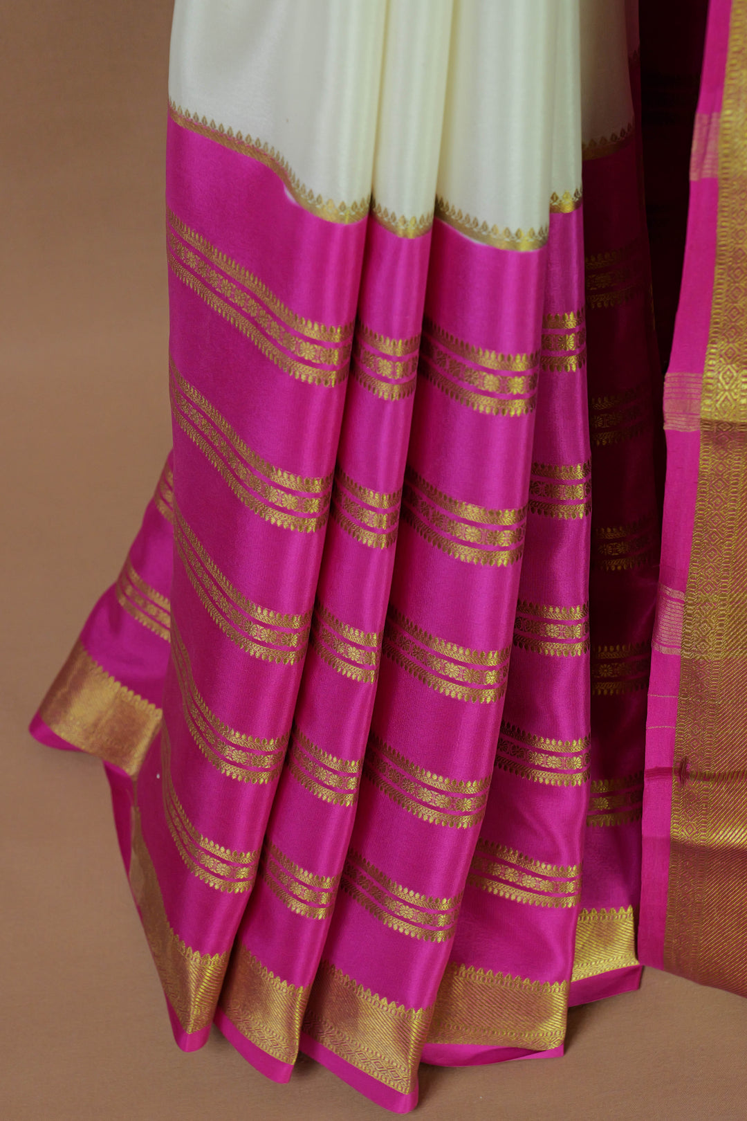 PINK PURE MYSORE SILK SAREES