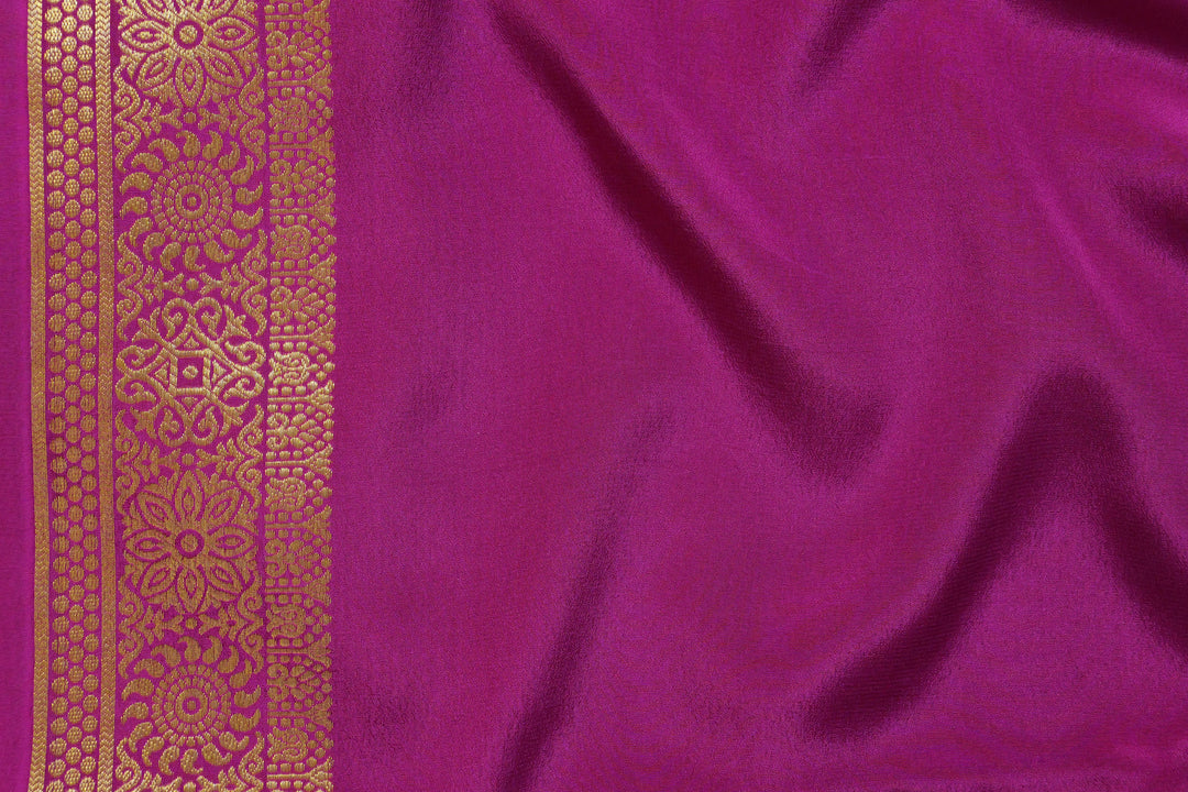 PINK CREPE MYSORE SILK SAREES