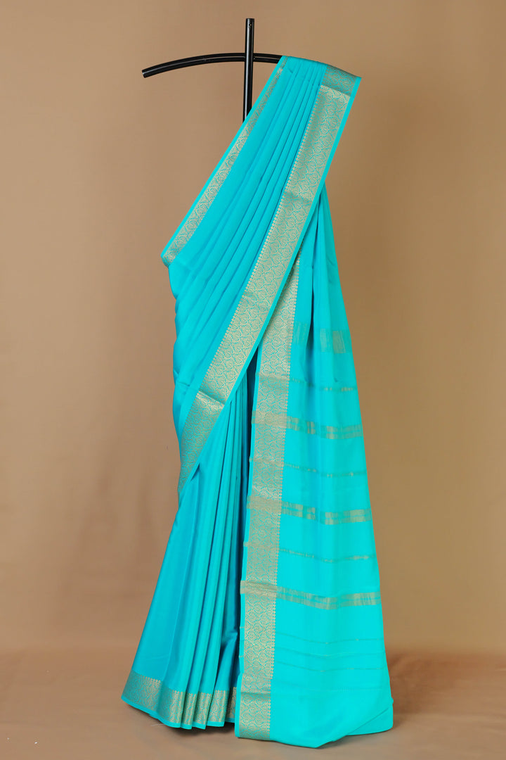 SEABLUE MYSORE CREPE SILK SAREE