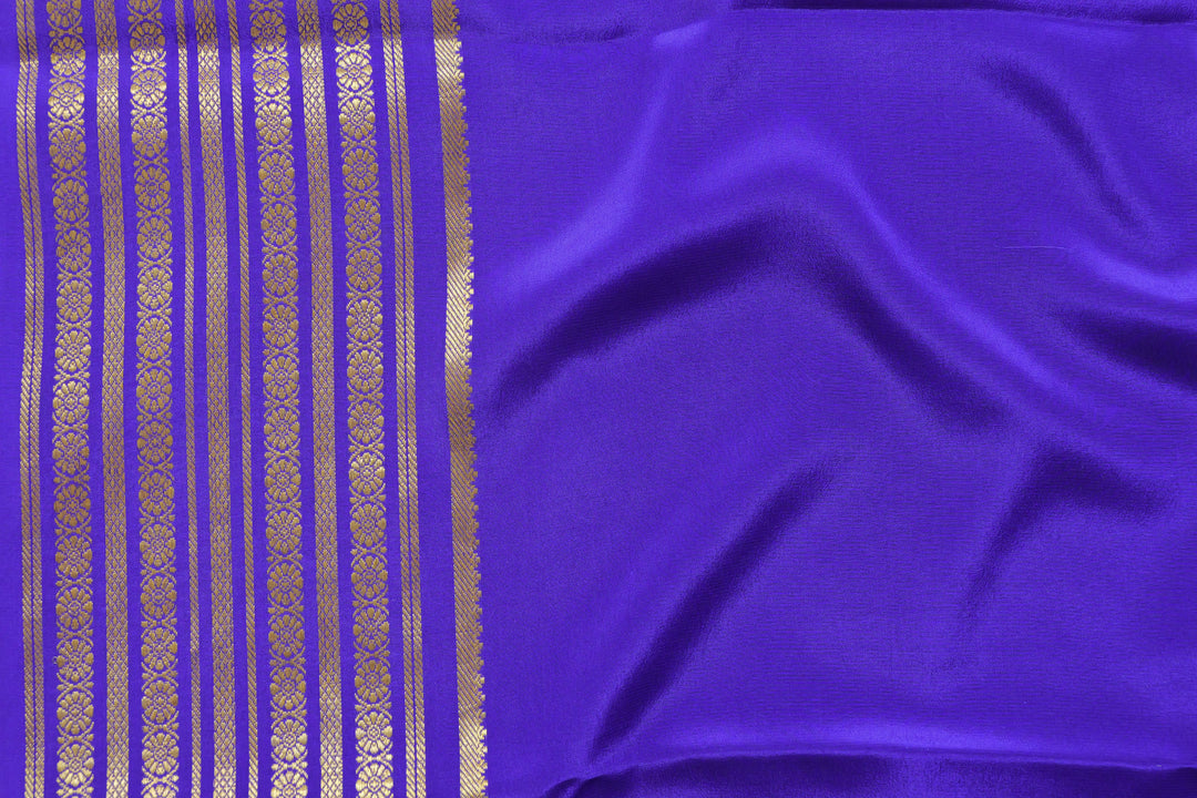 PURE MYSORE SILK SAREE IN VOILET