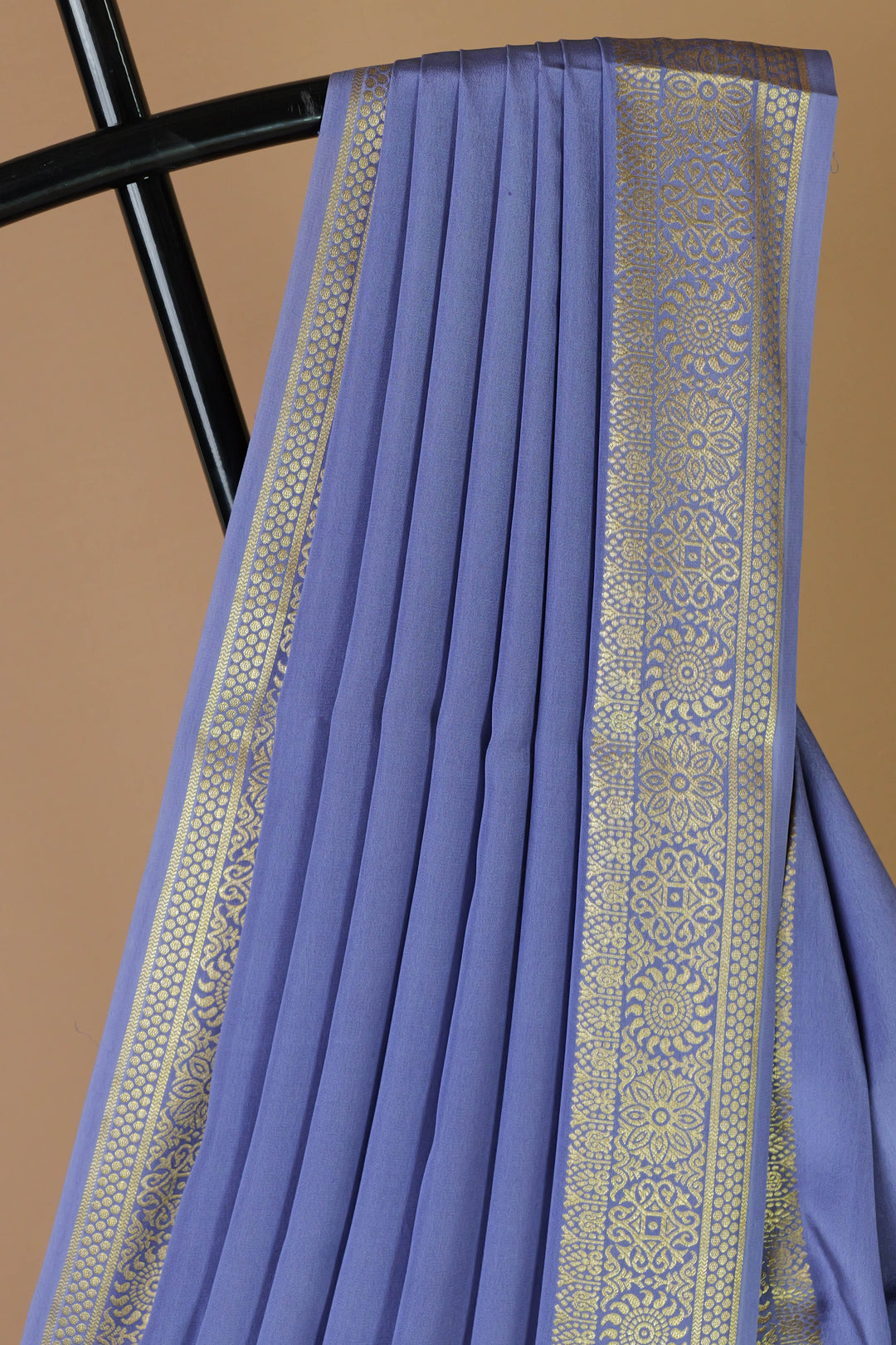 GREY MYSORE CREPE SILK SAREES