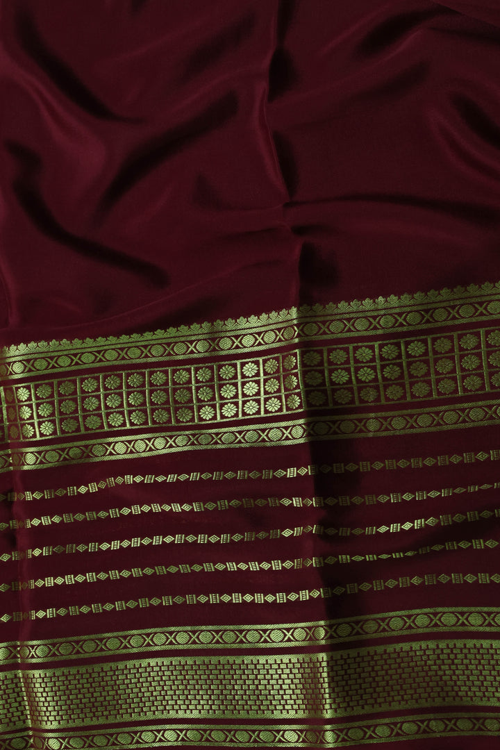 Pure Mysore Crepe silk Sarees