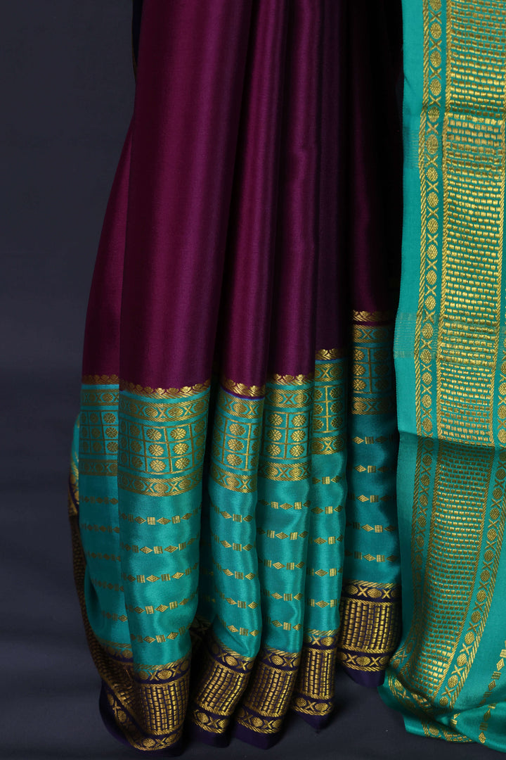 Pure Mysore Crepe silk Sarees