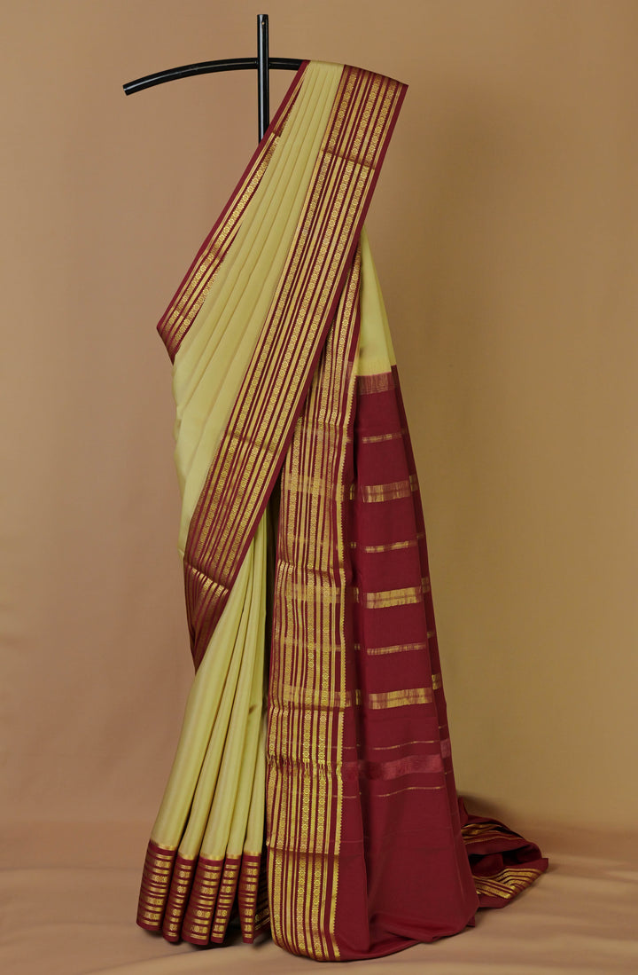 PURE CREPE MYSORE SILK SAREES