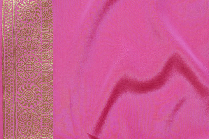 ROSE PINK MYSORE CREPE SILK SAREES PRICE