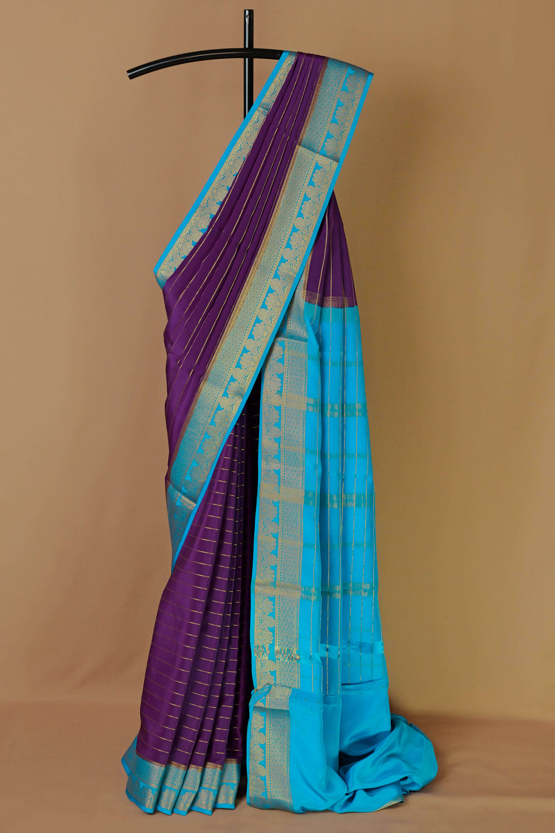 Mysore crepe silk saree