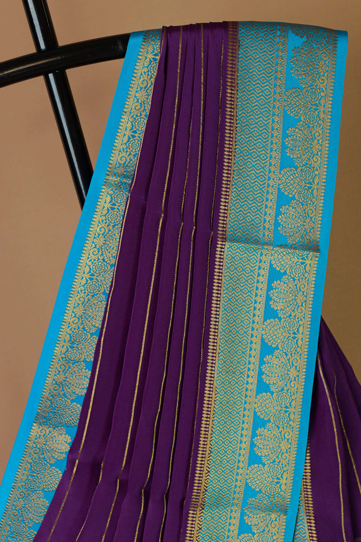 Mysore crepe silk saree