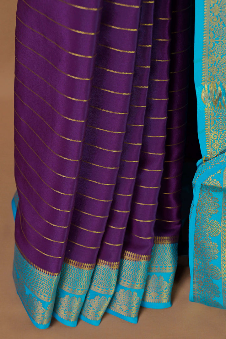 Mysore crepe silk saree