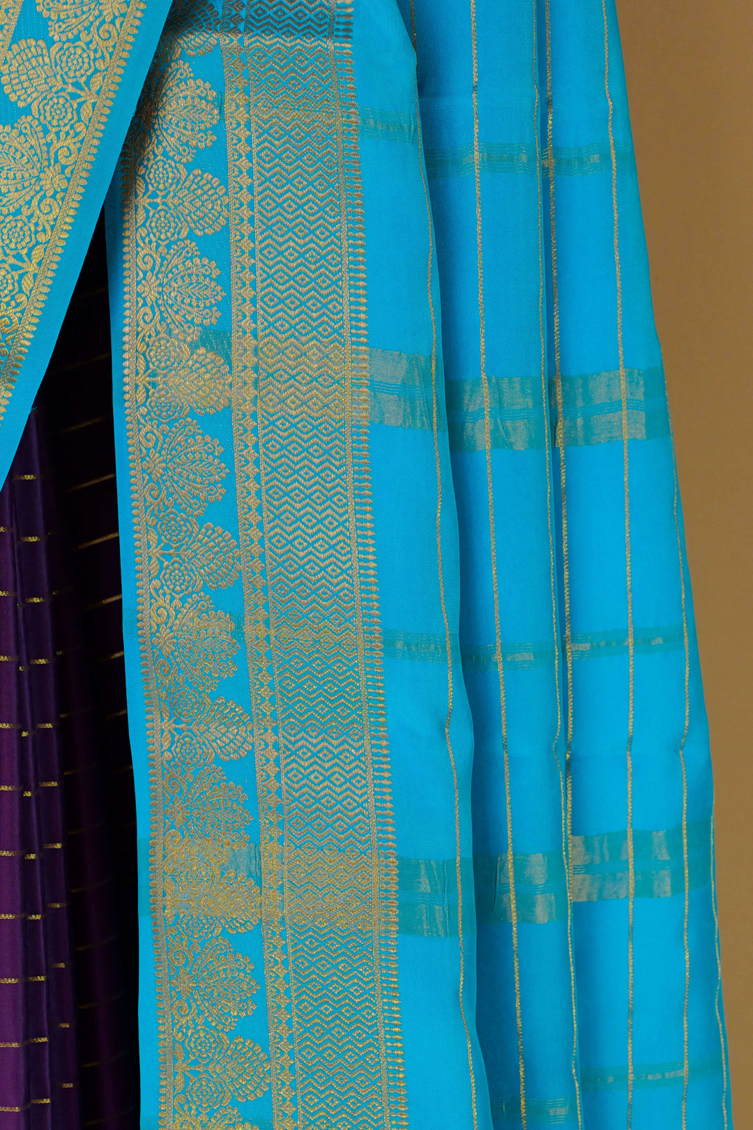 Mysore crepe silk saree