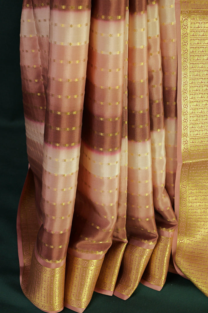 PURE CREPE MYSORE SILK SAREES | SILK MARK CERTIFIED - ATHARVA