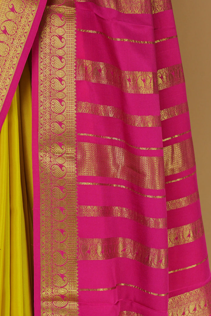 PURE MYSORE SILK SAREE | SILK MARK CERTIFIED - ATHARVA