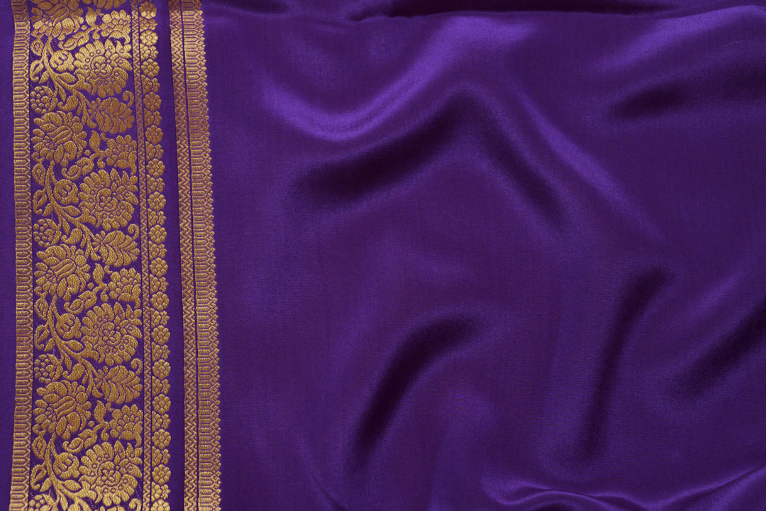 VELVET MYSORE_CREPE_SILK_SAREE