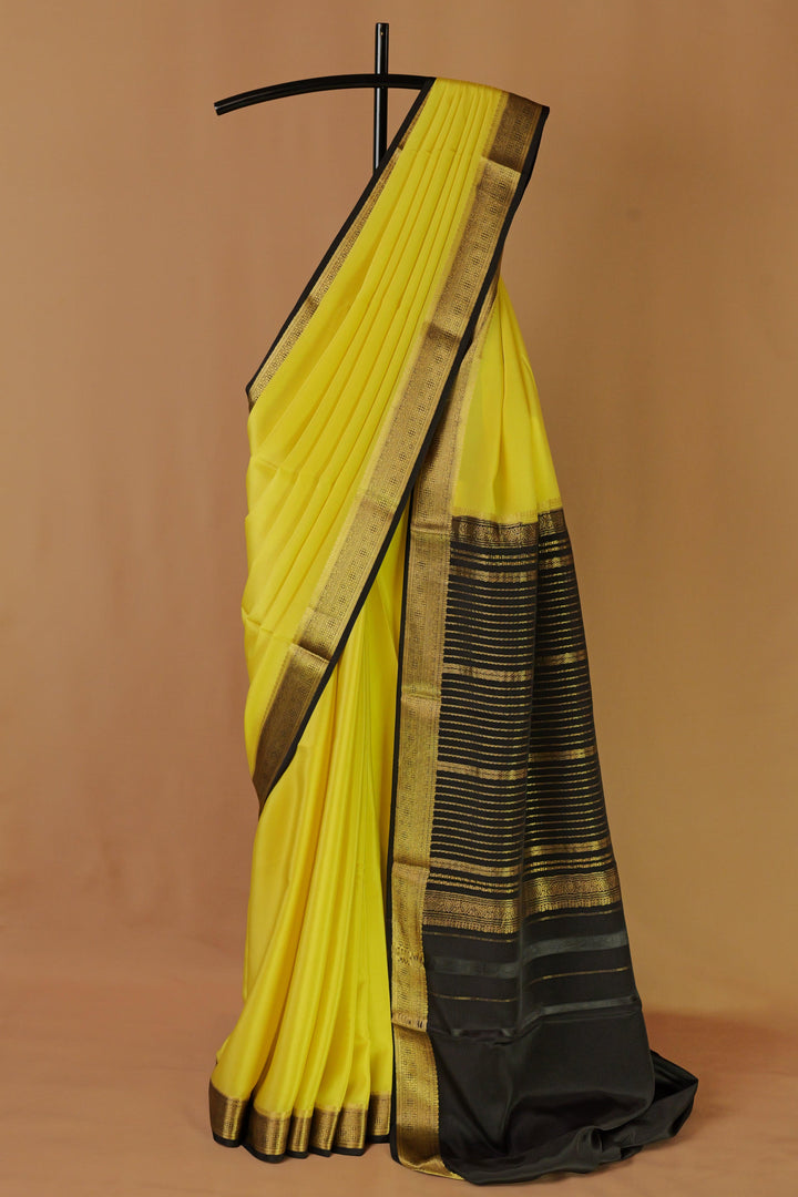 PURE MYSORE SILK SAREE | SILK MARK CERTIFIED - ATHARVA