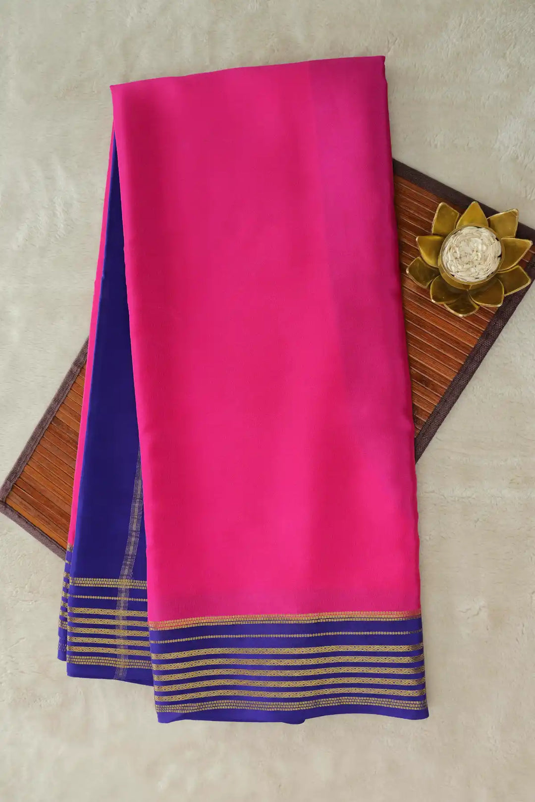 buy pure mysore silk sarees online in pink and blue