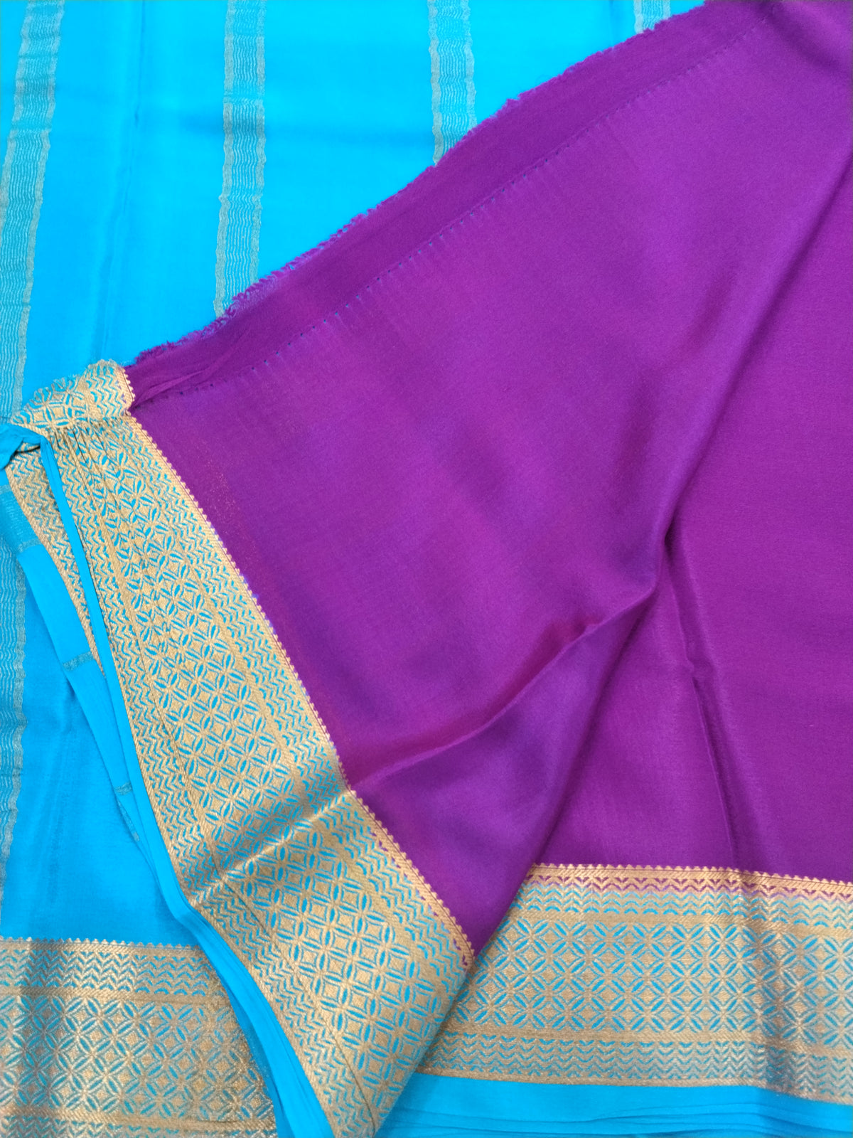 Pure crepe Mysore Silk 1112901 ( 120 Gsm )