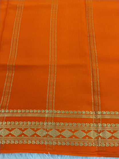 Pure Crepe Mysore Silk 1112901 ( 120 Gsm )