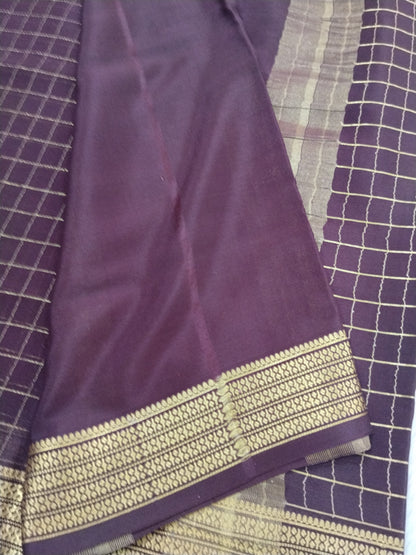 Pure Crepe Mysore Silk 1112901 ( 120 Gsm )