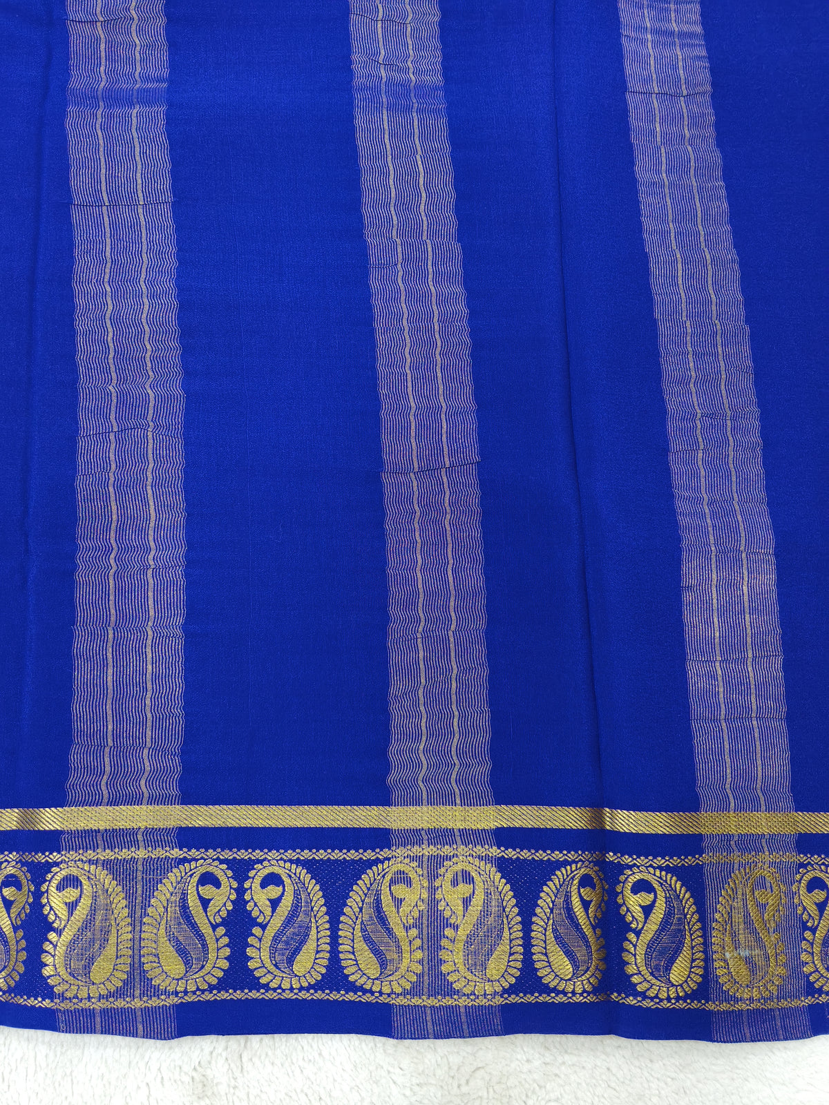 Pure Crepe Mysore silk saree 1112901 (120GSM)