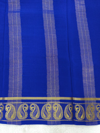 Pure Crepe Mysore silk saree 1112901 (120GSM)