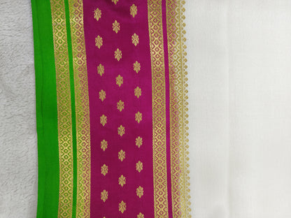 Pure Crepe Mysore silk saree 1112901 (120 GSM)