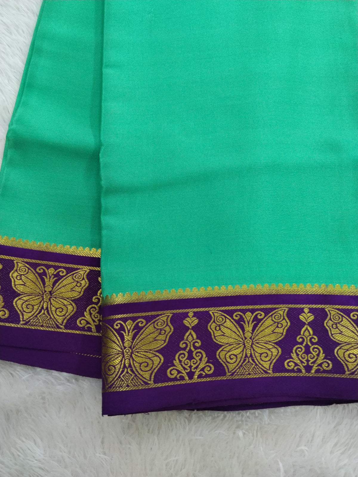 Pure Crepe Mysore Silk 1112901 ( 120 Gsm )