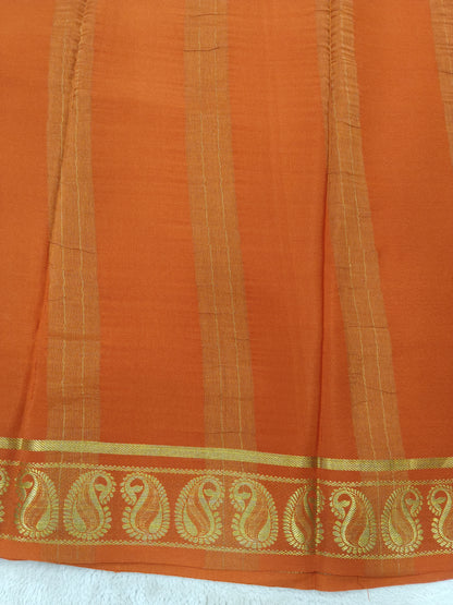 Pure Crepe Mysore silk saree 1112901 (120GSM)