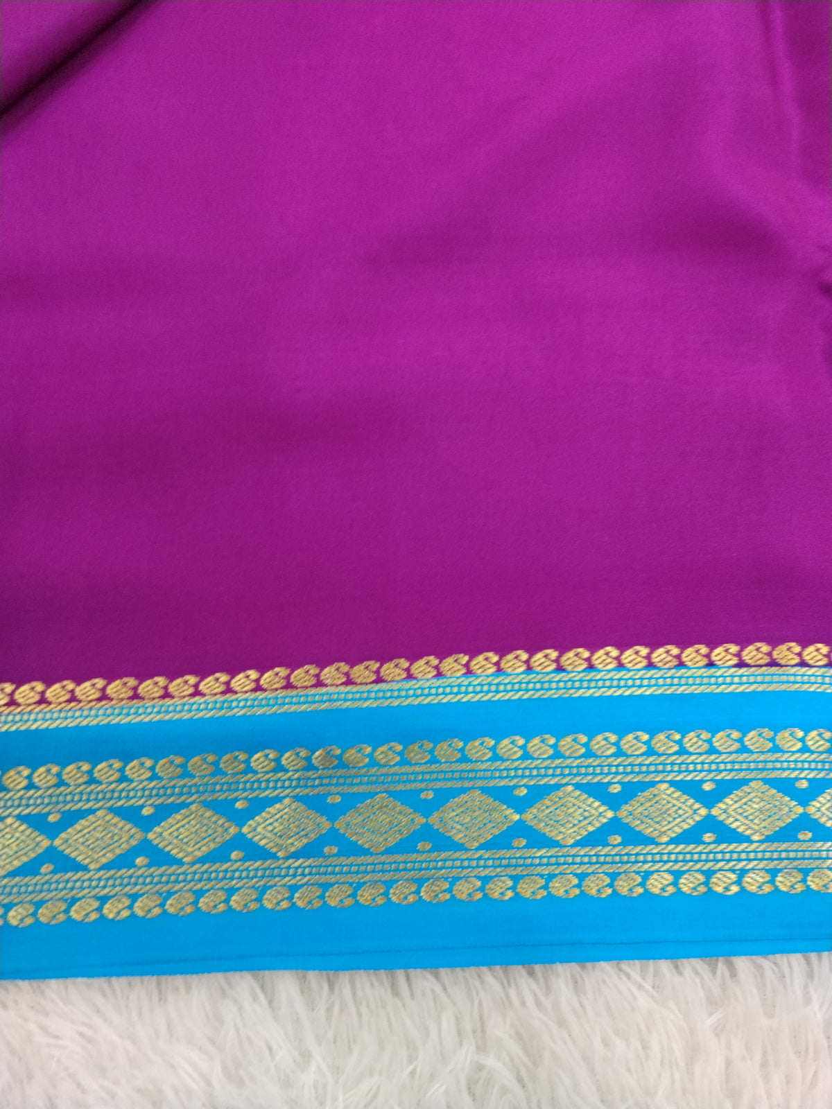 Pure crepe Mysore Silk 1112901 ( 120 Gsm )