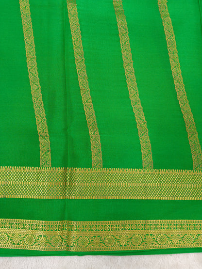Pure Crepe Mysore silk saree 1112901 (120GSM) without blouse