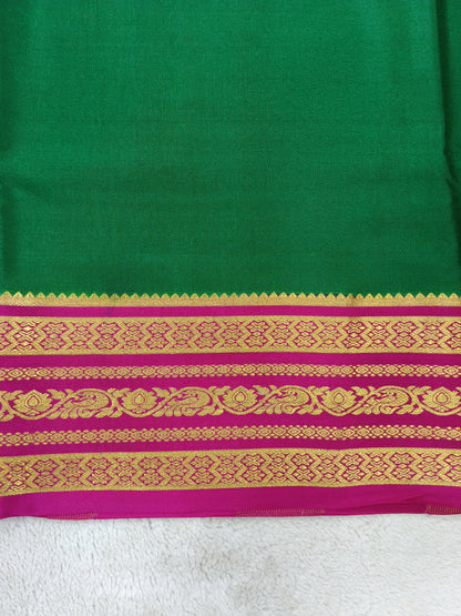 Pure Crepe Mysore silk saree 1112901 (120GSM)