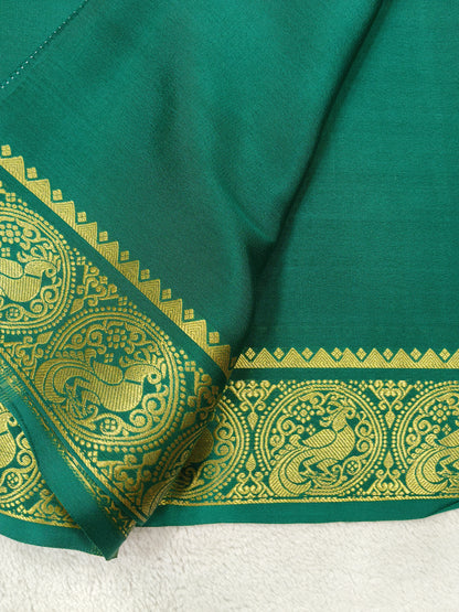 Pure Crepe Mysore silk saree 1112901 (120GSM)