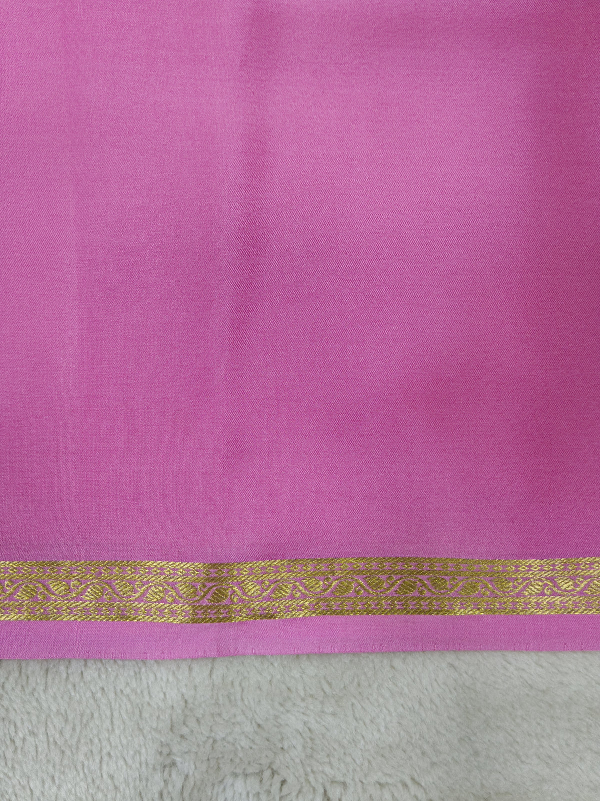 Pure Crepe Mysore silk saree 1112901 (120GSM)