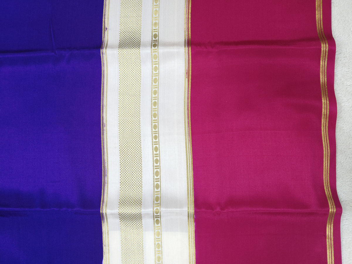 Pure Crepe Mysore silk saree 1112901 (120GSM)