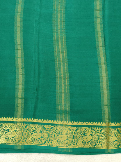 Pure Crepe Mysore silk saree 1112901 (120GSM)