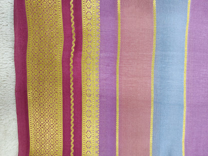 Pure Crepe Mysore silk saree 1112901 (120GSM)