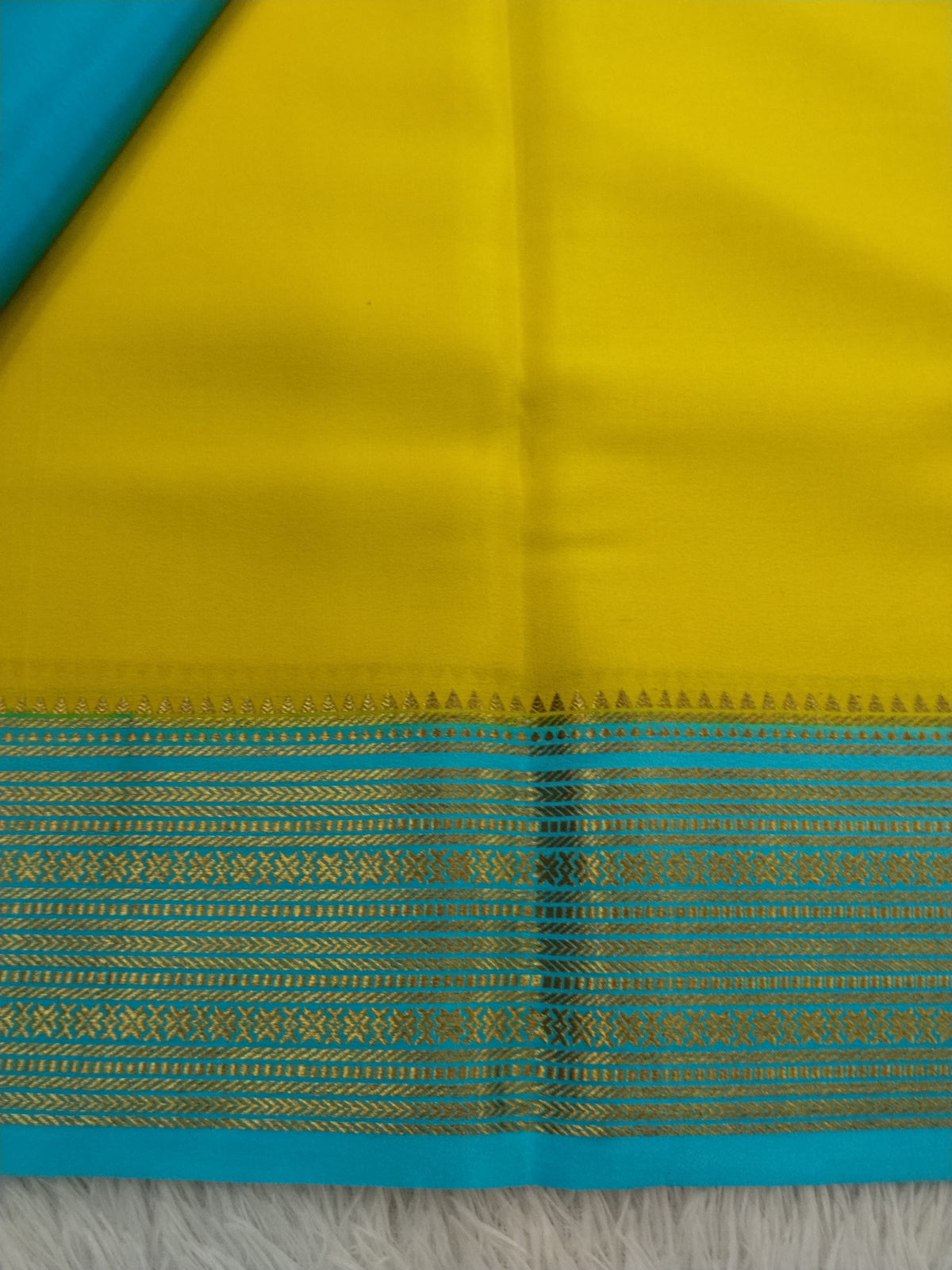 Pure Crepe Mysore Silk 1112901 ( 120 Gsm )