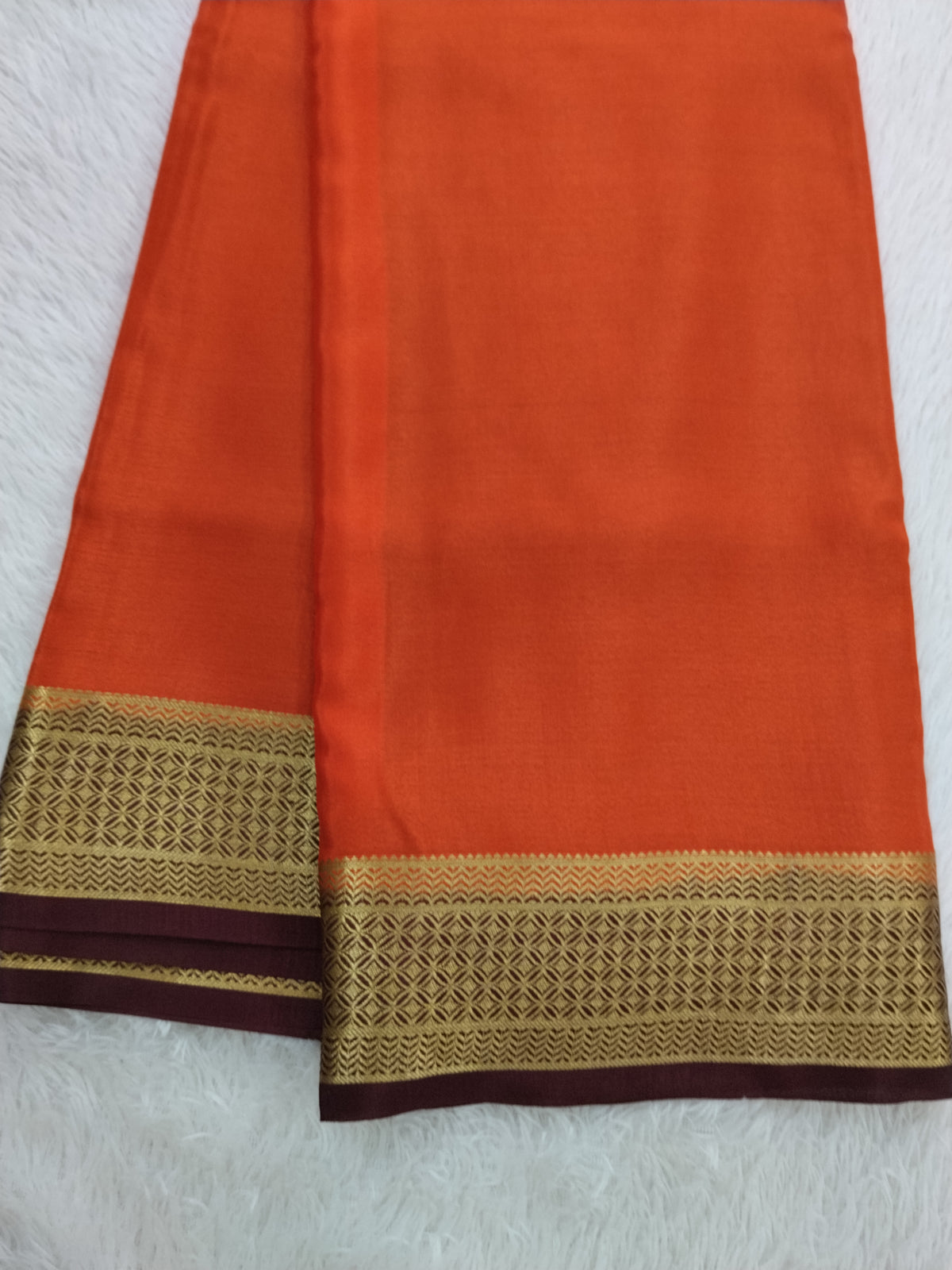 Pure Crepe Mysore Silk 1112901 ( 120 Gsm )